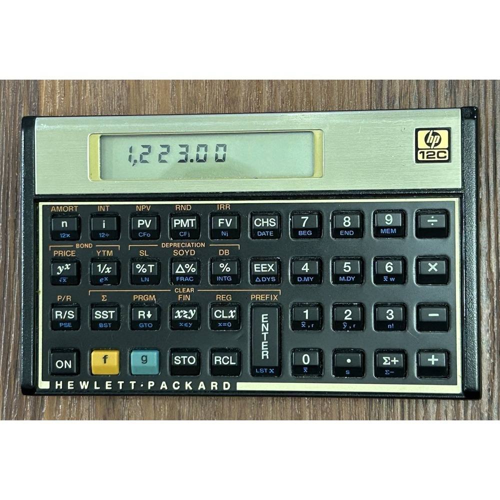 Hewlett-Packard HP 12C Scientific Handheld Calculator With Case - Picture 3 of 10